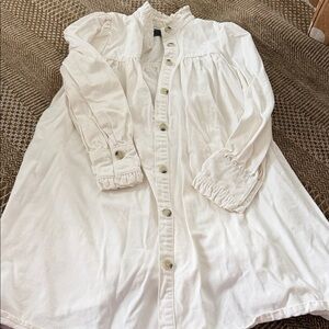 ASOS Maternity Cream Button-Up Blouse